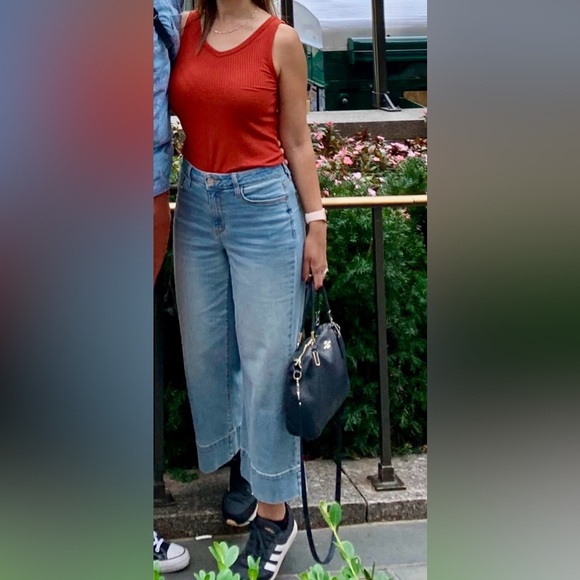 a.n.a Crop Wide Leg Stylish Flare Jeans - Picture 3 of 8